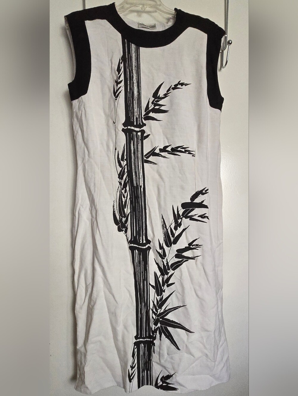 Vintage Alfred Shaheen Bamboo Print Dress